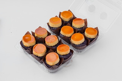 1 Dozen Ube Leche Flan Cupcakes image